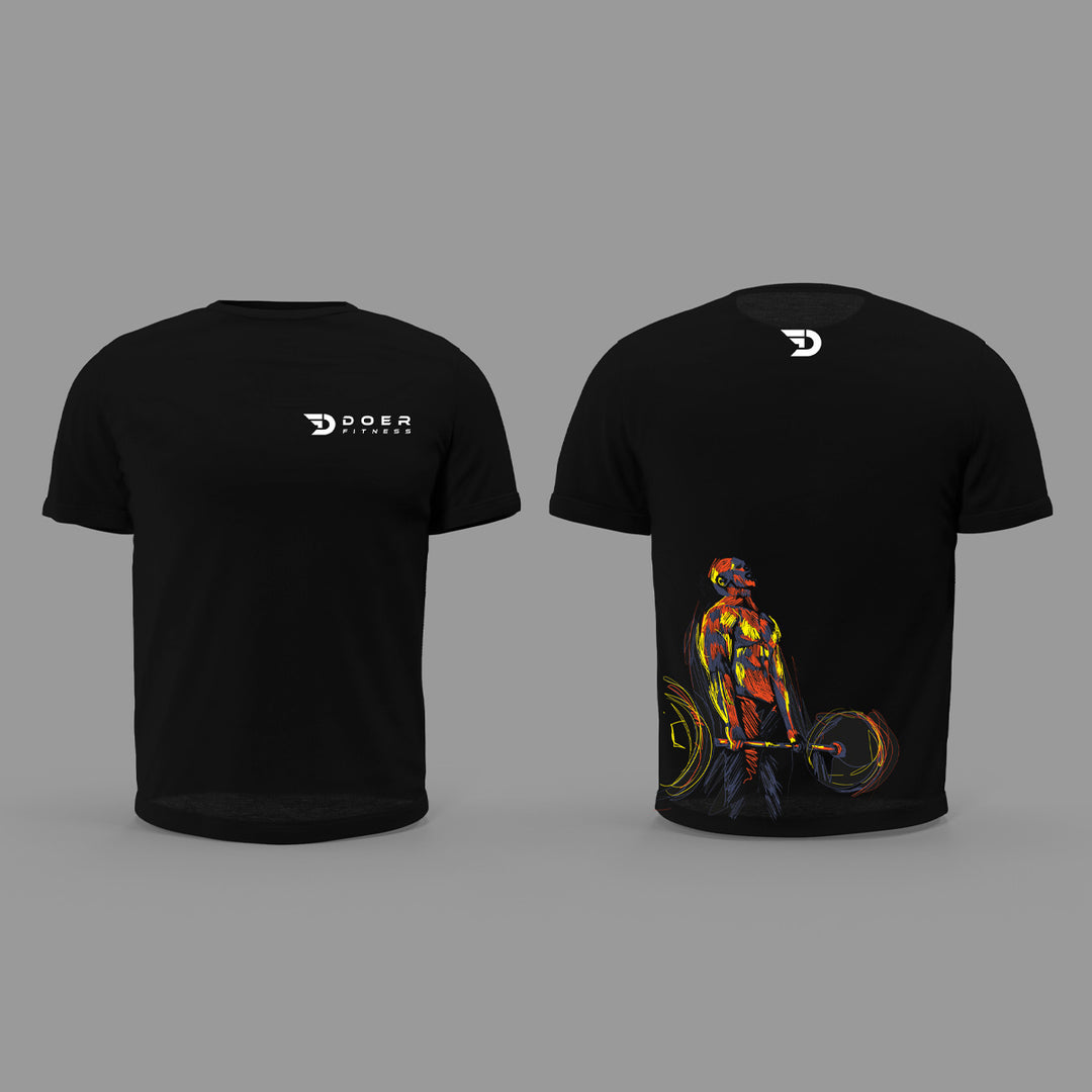 Ilustration Doer T-Shirt Men - Doer Fitness