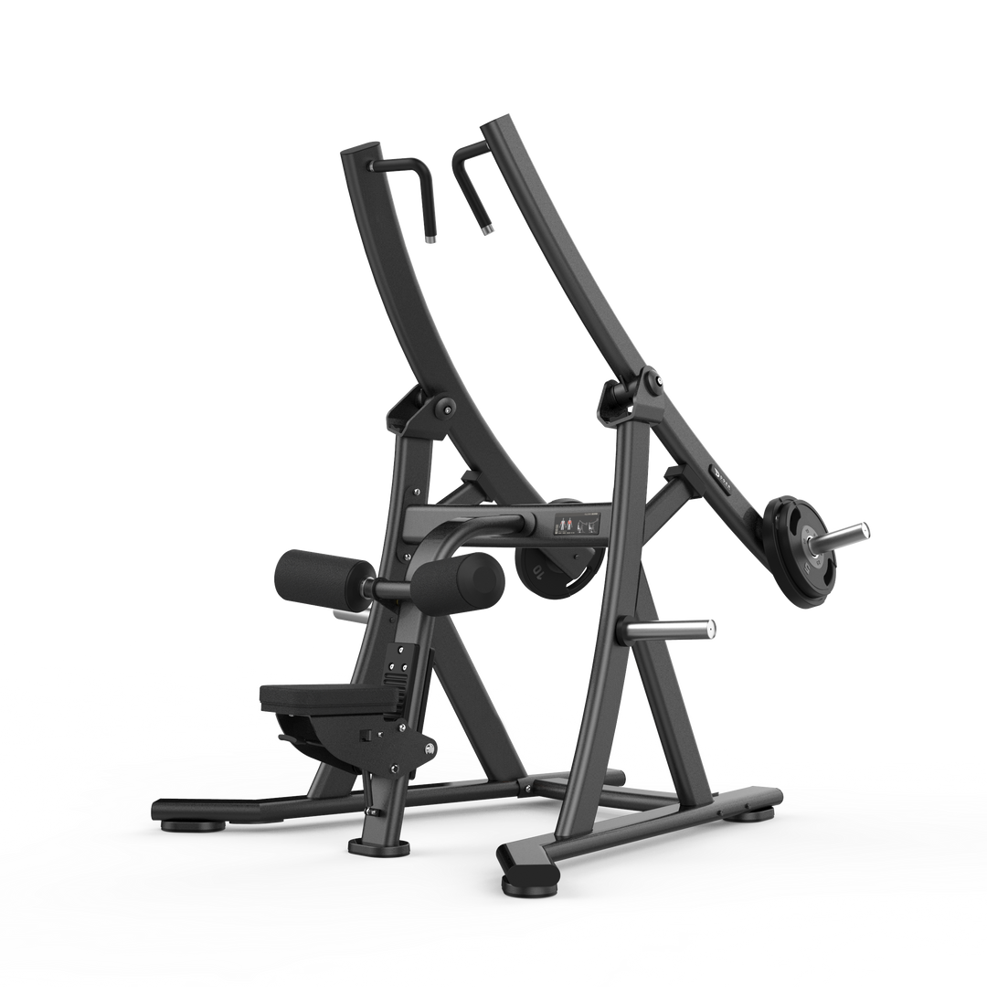 PLATE-LOADED ISO-LATERAL PULLDOWN – DOER Black Series - Doer Fitness