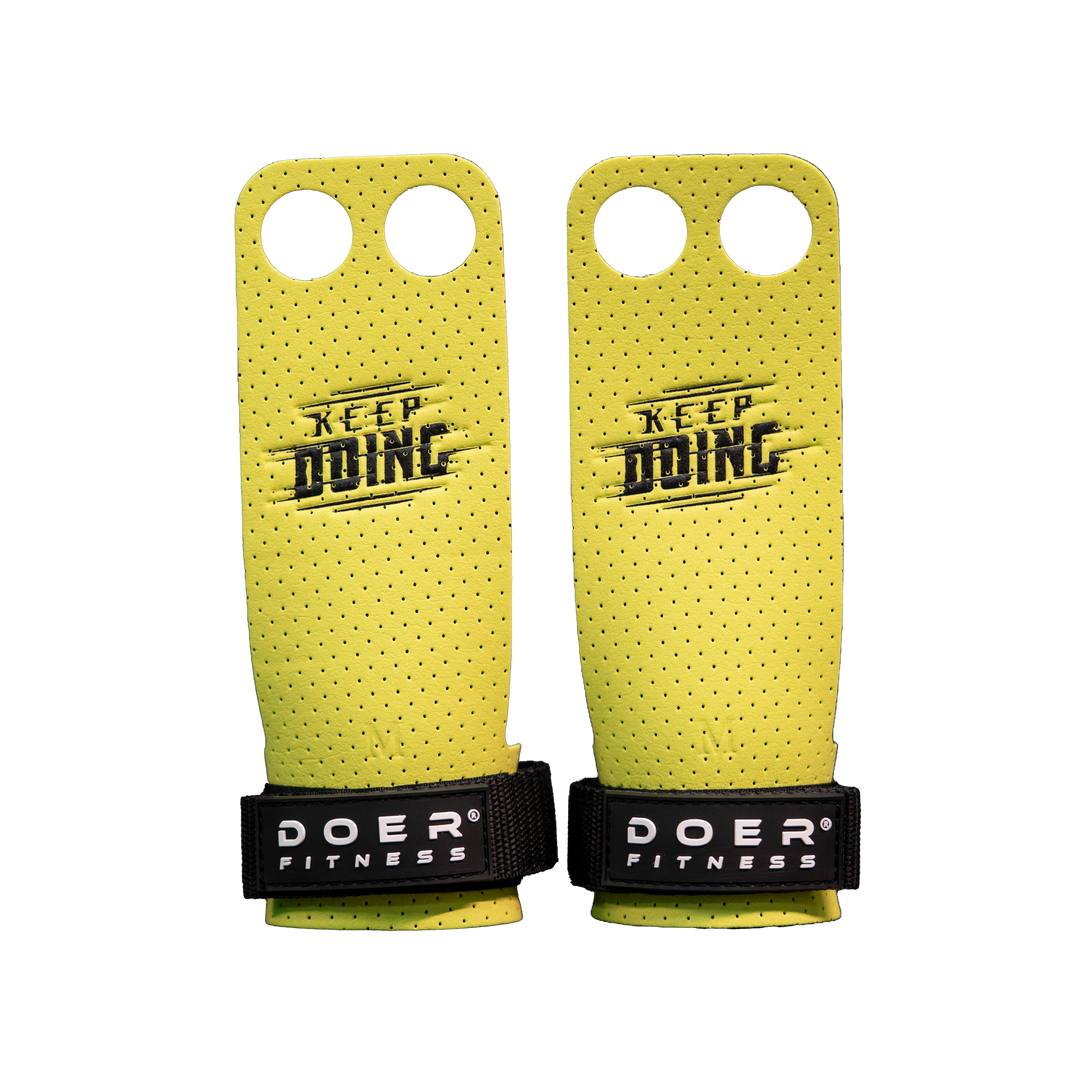 2 HOLES ATHLETE PERFORMANCE P-LEATHER GRIPS 3.0   - Doer Fitness