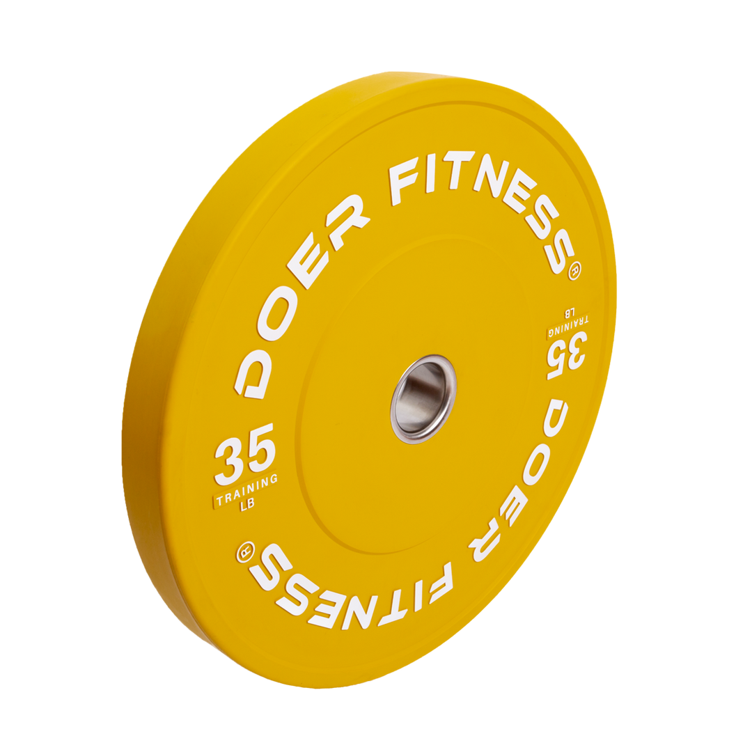 Color Bumper Plates 35 lb (Pair)   - Doer Fitness