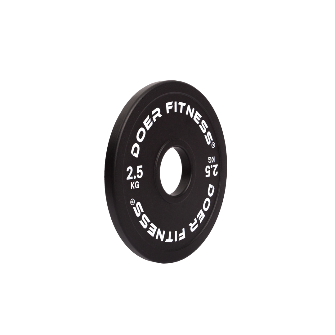 Calibrated Powerlifting Steel Plates 2.5 KG (Pair)   - Doer Fitness