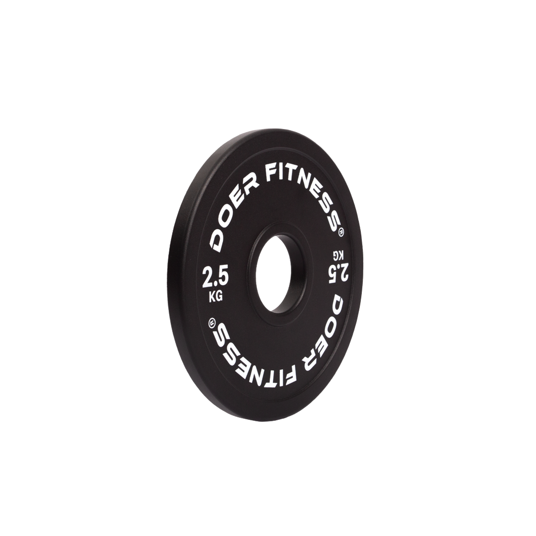 Calibrated Powerlifting Steel Plates 2.5 KG (Pair) - Doer Fitness