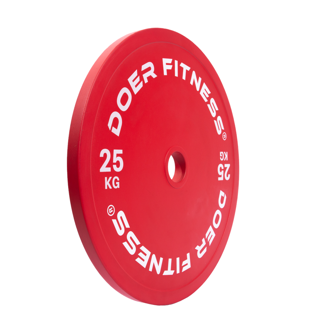 Calibrated Powerlifting Steel Plates 25 KG (Pair) - Doer Fitness