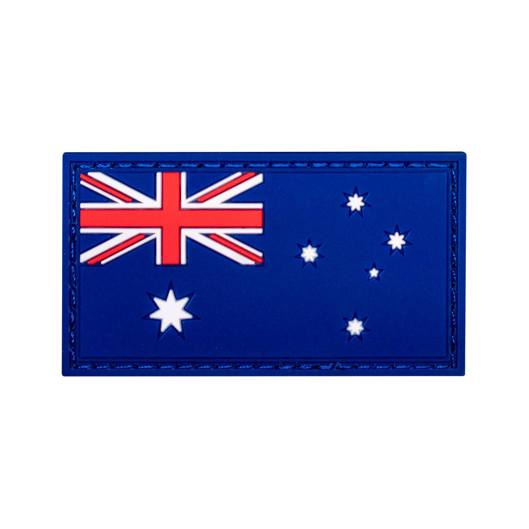 Australia Flag Rubber Patch - Doer Fitness