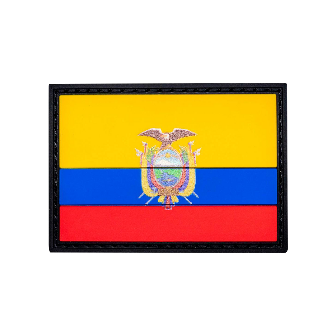 Ecuador Flag Rubber Patch - Doer Fitness