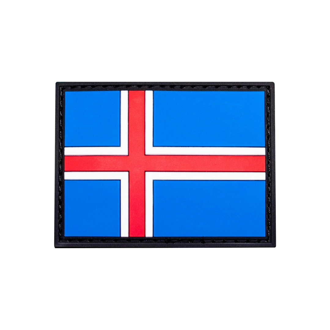 Islandia Flag Rubber Patch - Doer Fitness