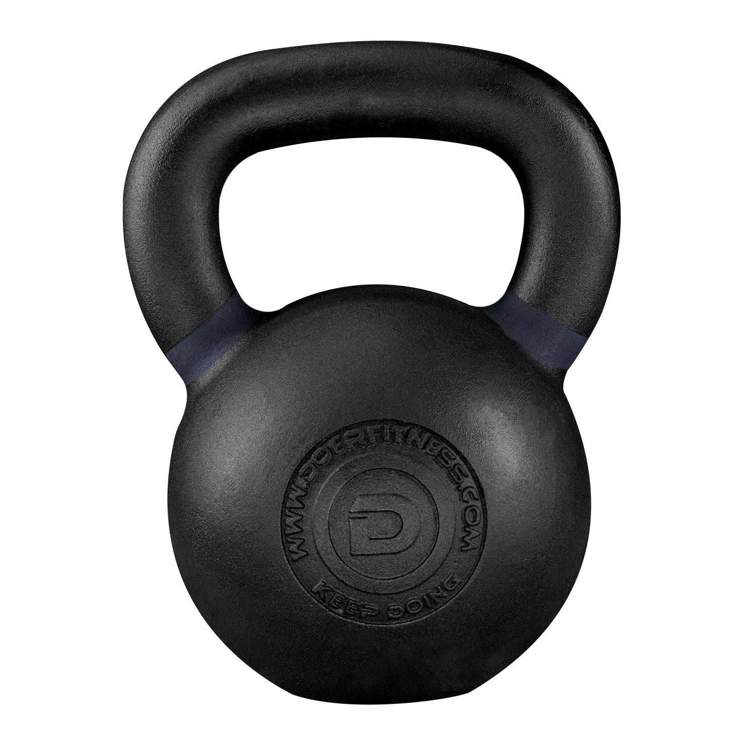 Black Kettlebell 20kg 44lb Doer Fitness