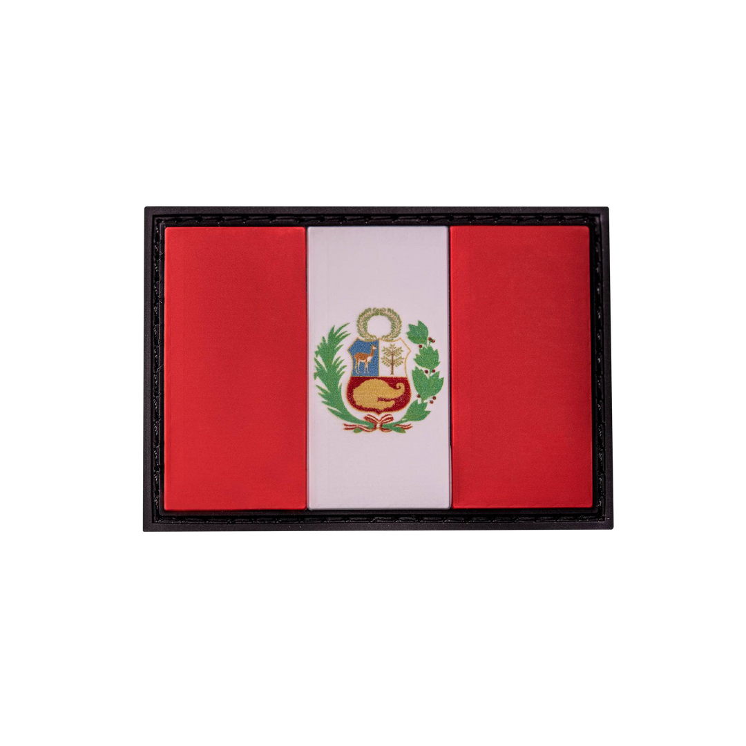 Perú Flag Rubber Patch - Doer Fitness