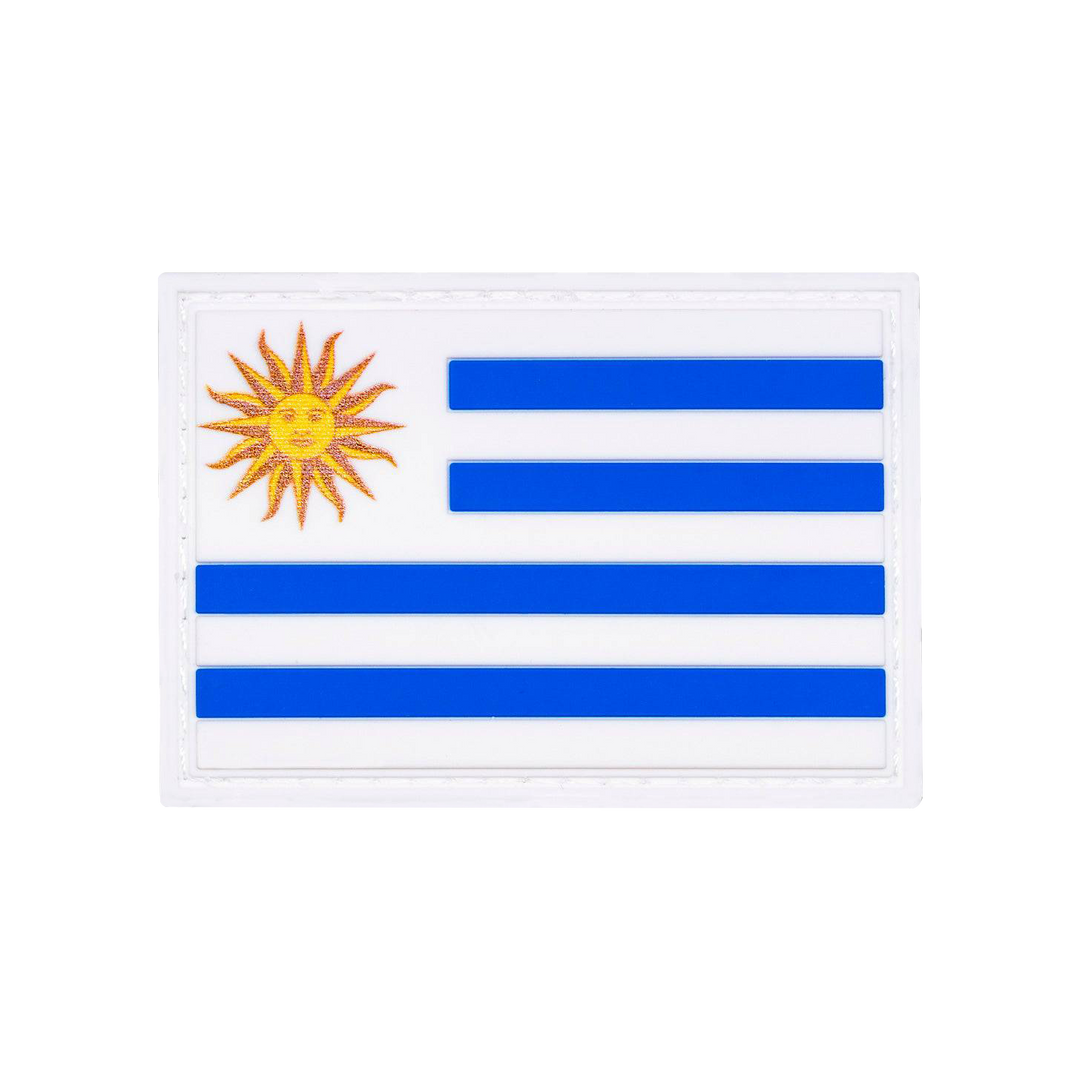Uruguay Flag Rubber Patch - Doer Fitness