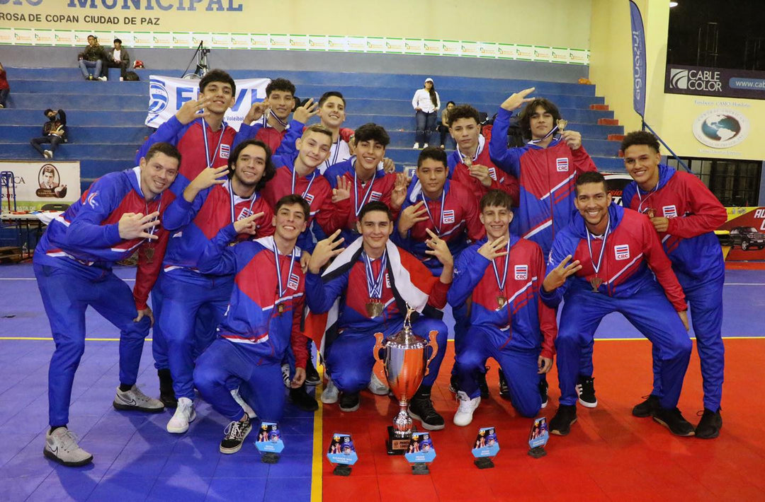 ¡Invictos! Ticos se proclaman tricampeones sub-19 en centroamericano de voleibol