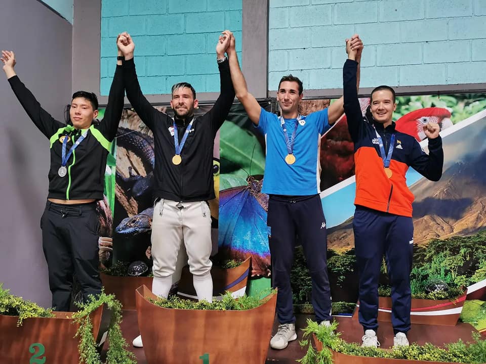 Por primera vez en el deporte costarricense: Esgrimista tico gana medalla senior en Circuito Mundial de la FIE