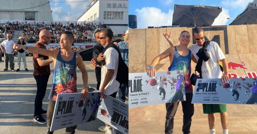 Ciclista tico de BMX freestyle street ganó importante premio en competencia española