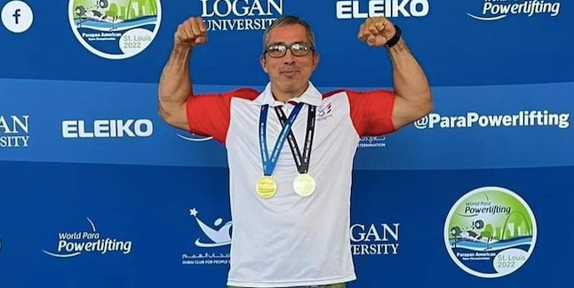 ¡Otro logro para Costa Rica! Róger Valverde gana la Medalla Máster y Medalla Leyenda en mundial de Para Powerlifting