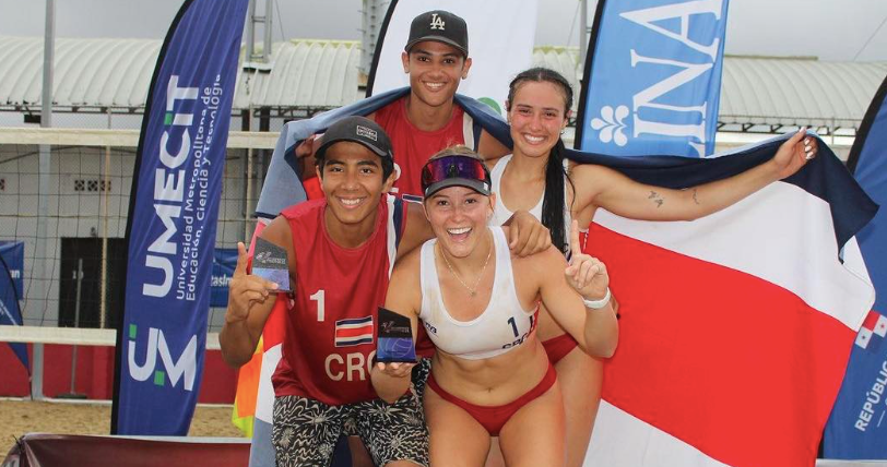 Ticos se consagraron campeones centroamericanos de voleibol playa en categoría sub-21