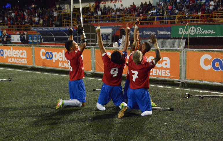 ¡Invictos! Costa Rica se consagró campeón centroamericano de fútbol para amputados