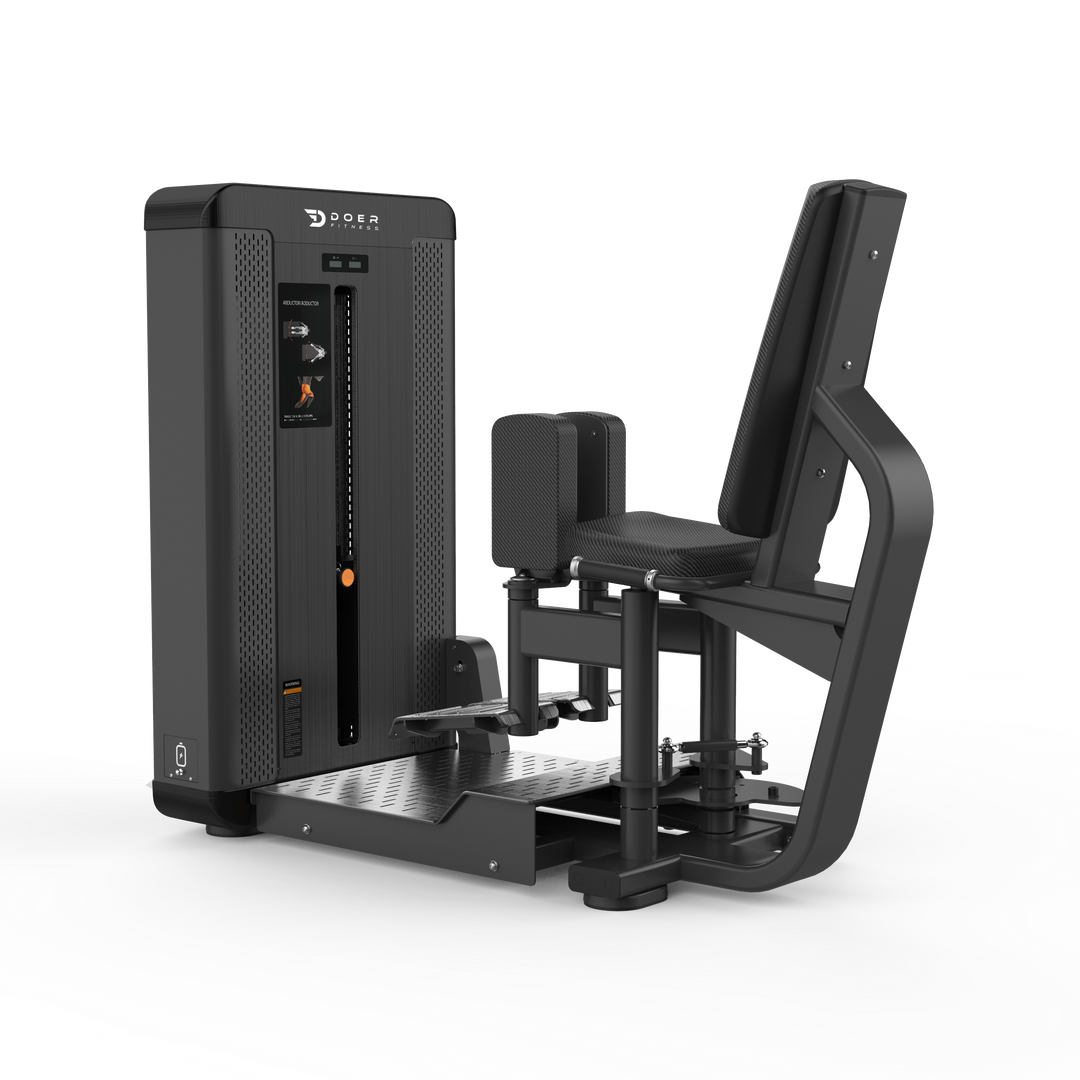 Abductor/Adductor Machine - Dual motion leg trainer for hip strength and mobility.