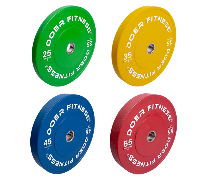 Set Color Bumper Plates   - Doer Fitness