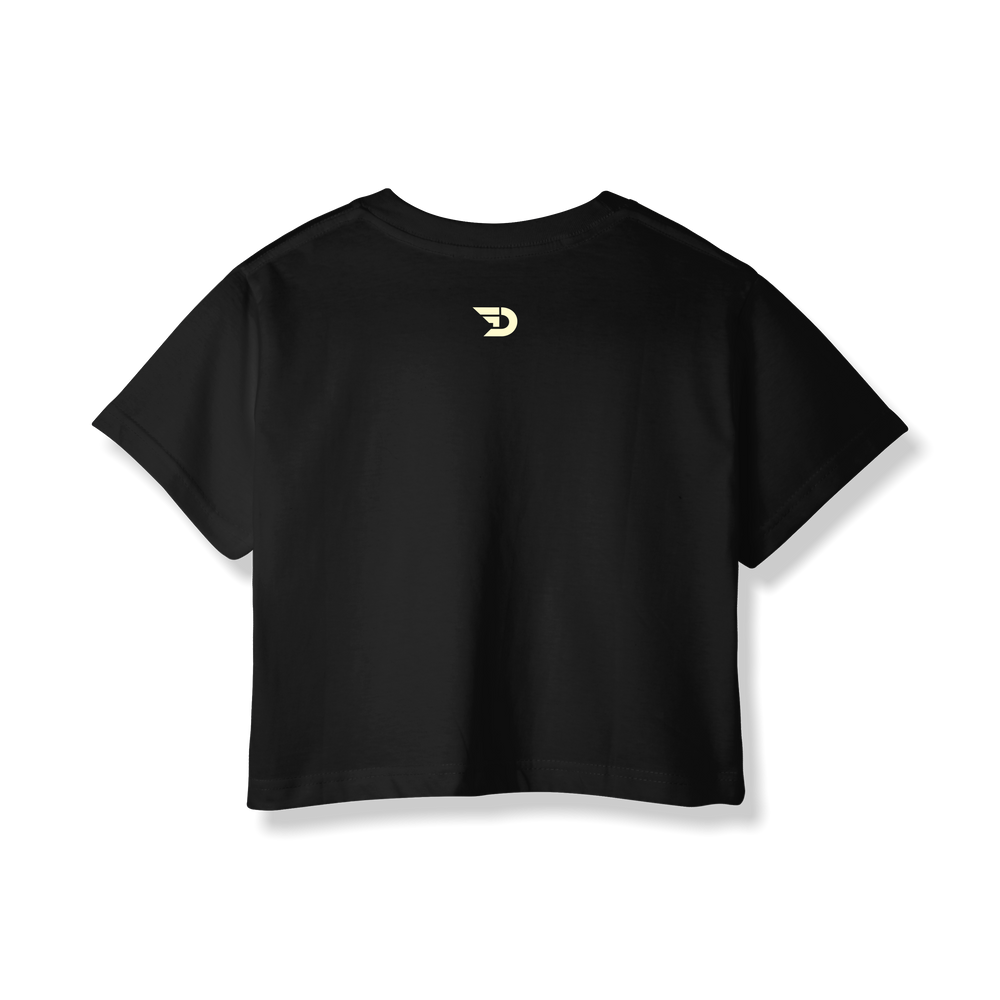 Doer Fitness-Crop Top Black   - Doer Fitness