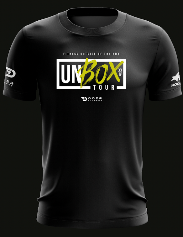 T-Shirt The Unbox Tour Women   - Doer Fitness