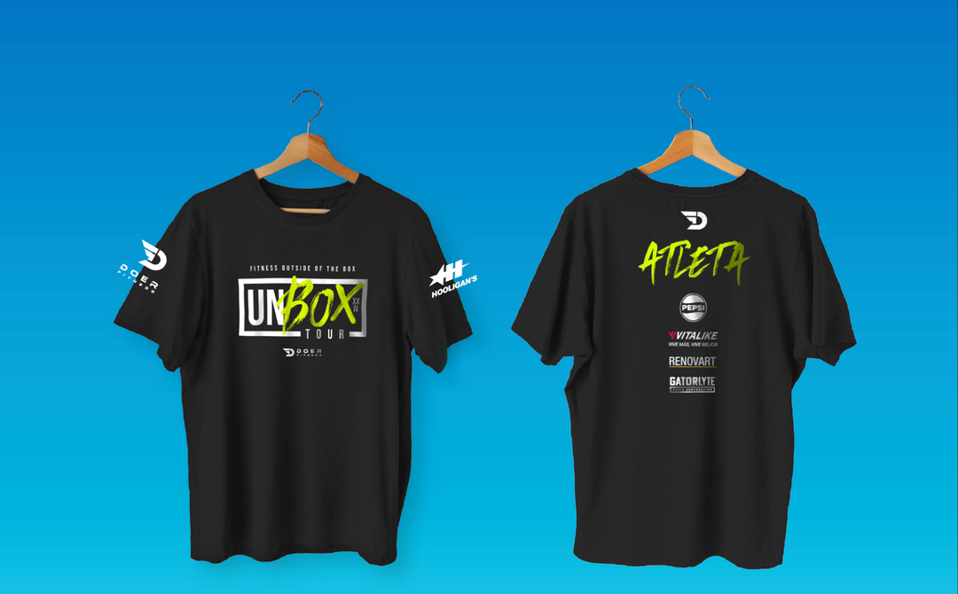T-Shirt The Unbox Tour Women   - Doer Fitness