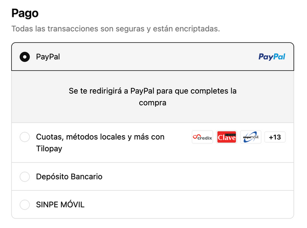Completa el pago
