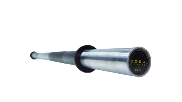 Short Axle Barbell 20 lb "Black"   - Doer Fitness