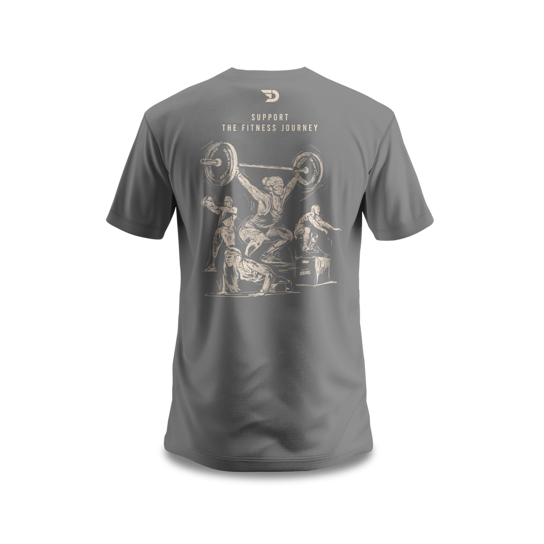 Doer T Shirt Men's Fitness Journey   - Doer Fitness