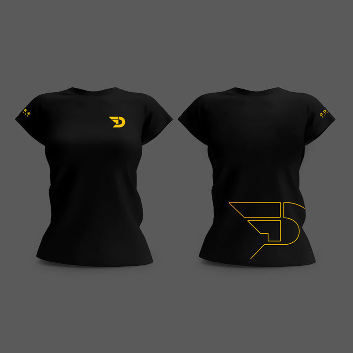 T-Shirt Women - Black   - Doer Fitness