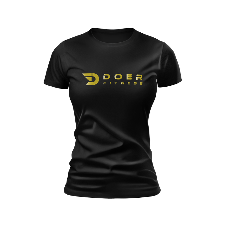 Doer Fitness T-shirt Women´s Black   - Doer Fitness