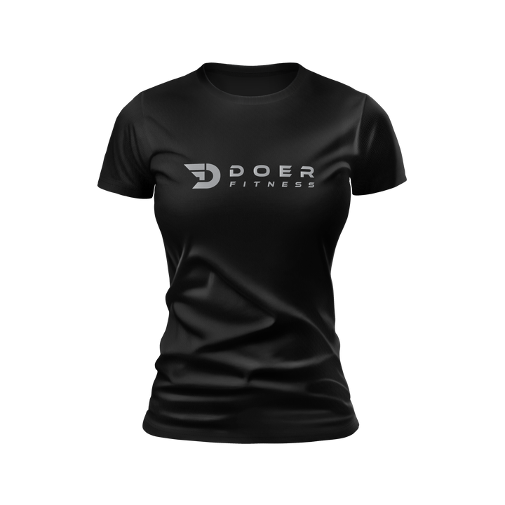 Doer Fitness T-shirt Women´s Black   - Doer Fitness