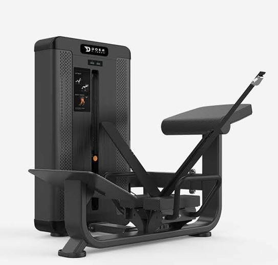 Doer Fitness Black Series Hip Thrust – Selectorized glute machine with padded bench, foot platform and guided resistance for hip extension strength training