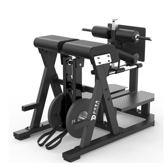 Doer Machine Reverse Hyperextension - GHD - DOER BLACK SERIES