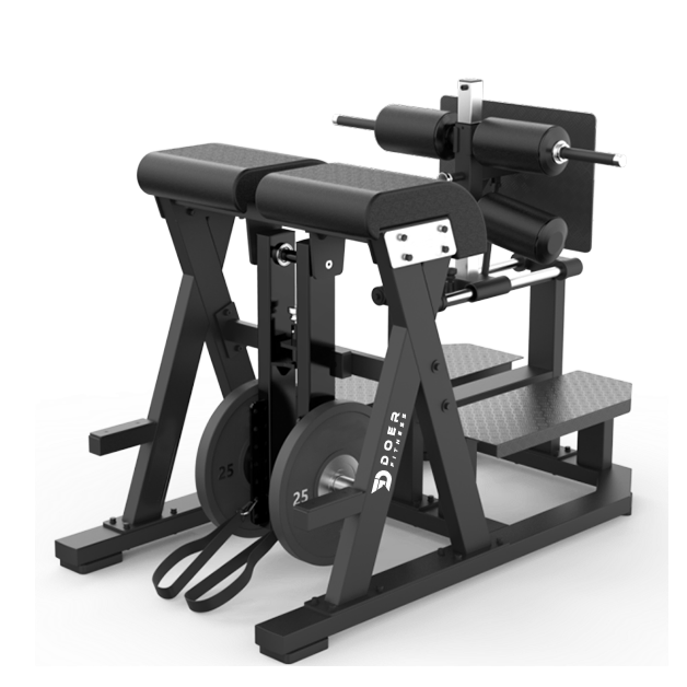 Doer Fitness Black Series Reverse Hyperextension GHD – premium posterior chain training equipment for glutes, hamstrings, and spinal stability