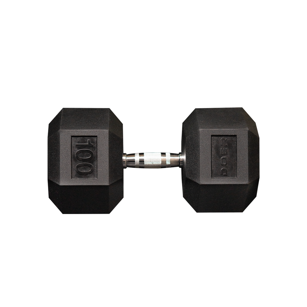 Hex Dumbbells pair 100 lb - Doer Fitness