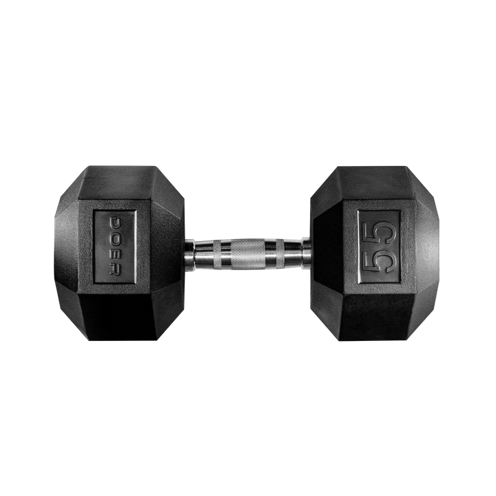 Hex Dumbbells pair 55 lb - Doer Fitness