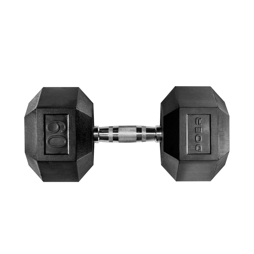 Hex Dumbbells pair 60 lb Weights - Doer Fitness