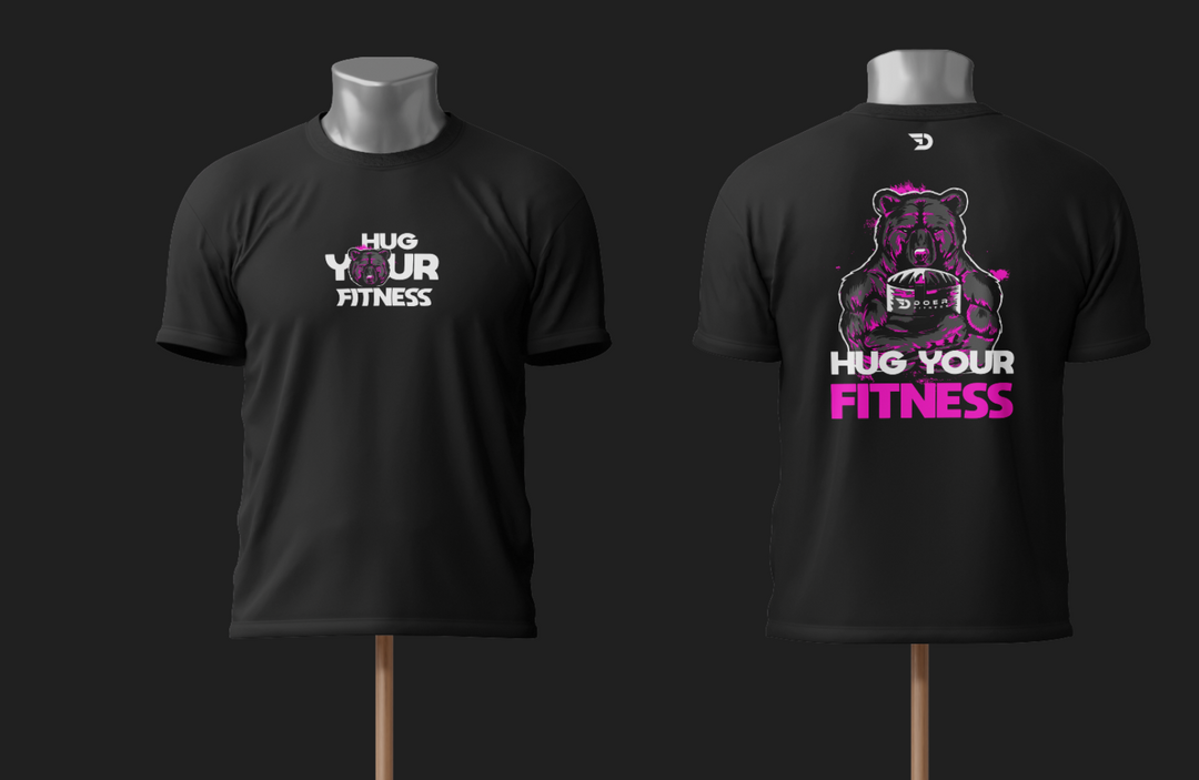 Hug Your Fitness Men's T-Shirt  T-Shirts - Doer Fitness