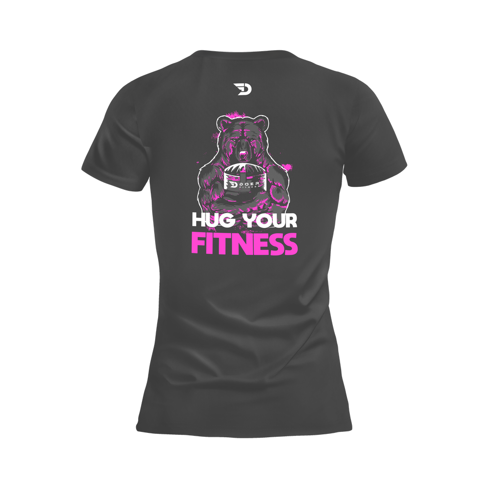 Hug Your Fitness WomanT-Shirt  T-Shirts - Doer Fitness