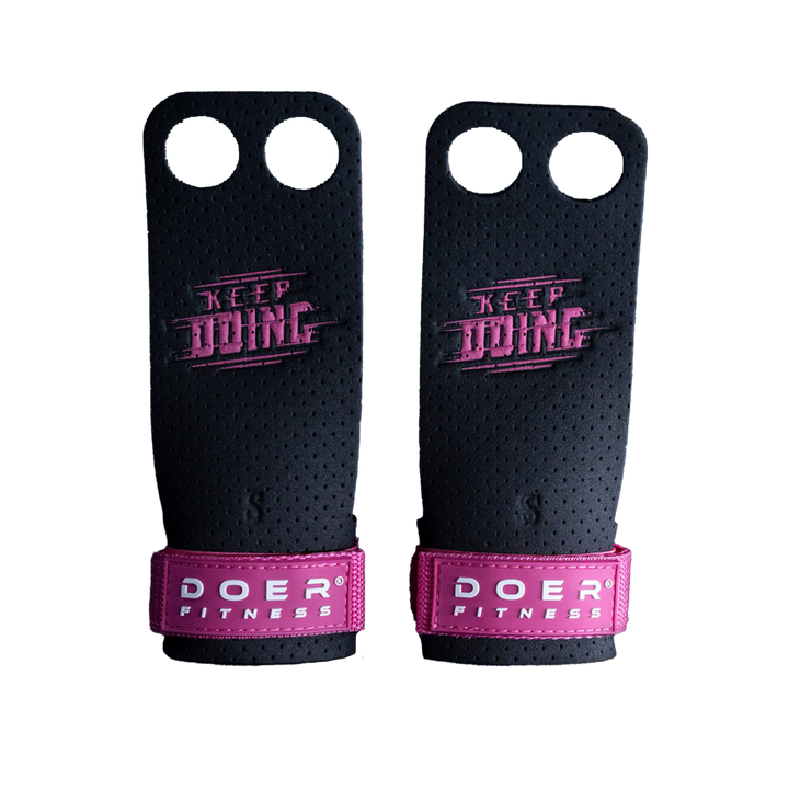 2 HOLES ATHLETE PERFORMANCE P-LEATHER GRIPS 3.0 - Doer Fitness