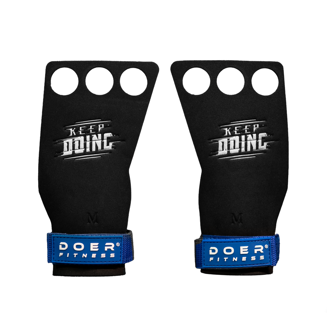 3 HOLES ATHLETE PERFORMANCE LEATHER GRIPS 3.0   - Doer Fitness