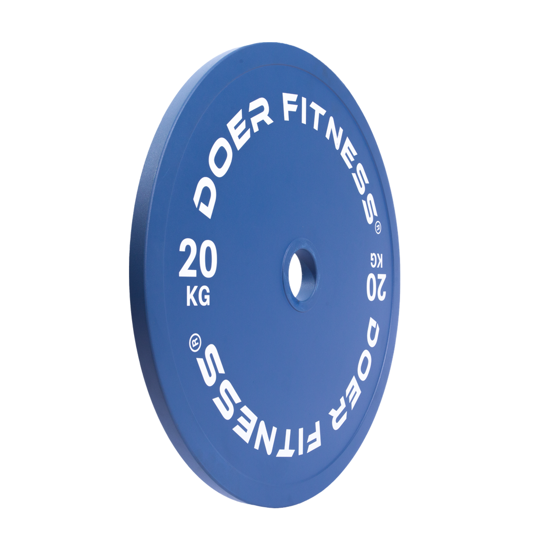 Calibrated Powerlifting Steel Plates 20 KG (Pair)   - Doer Fitness