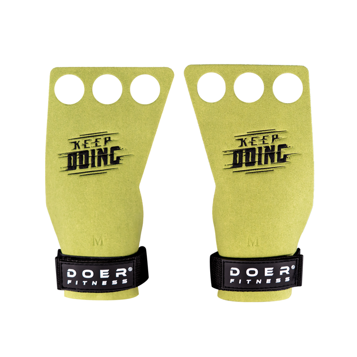 3 HOLES ATHLETE PERFORMANCE LEATHER GRIPS 3.0 - Doer Fitness