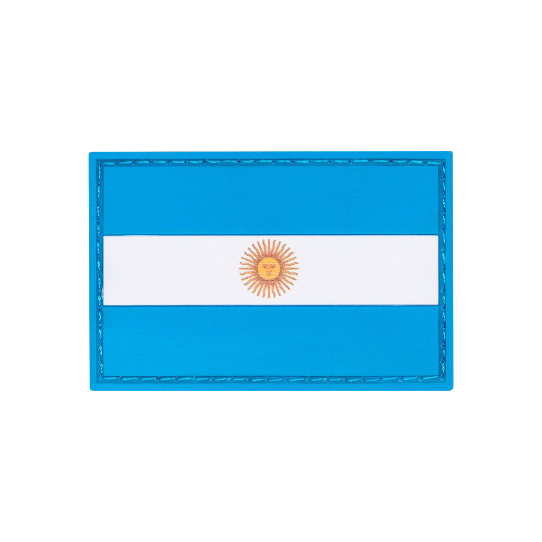 Argentina Flag Rubber Patch   - Doer Fitness
