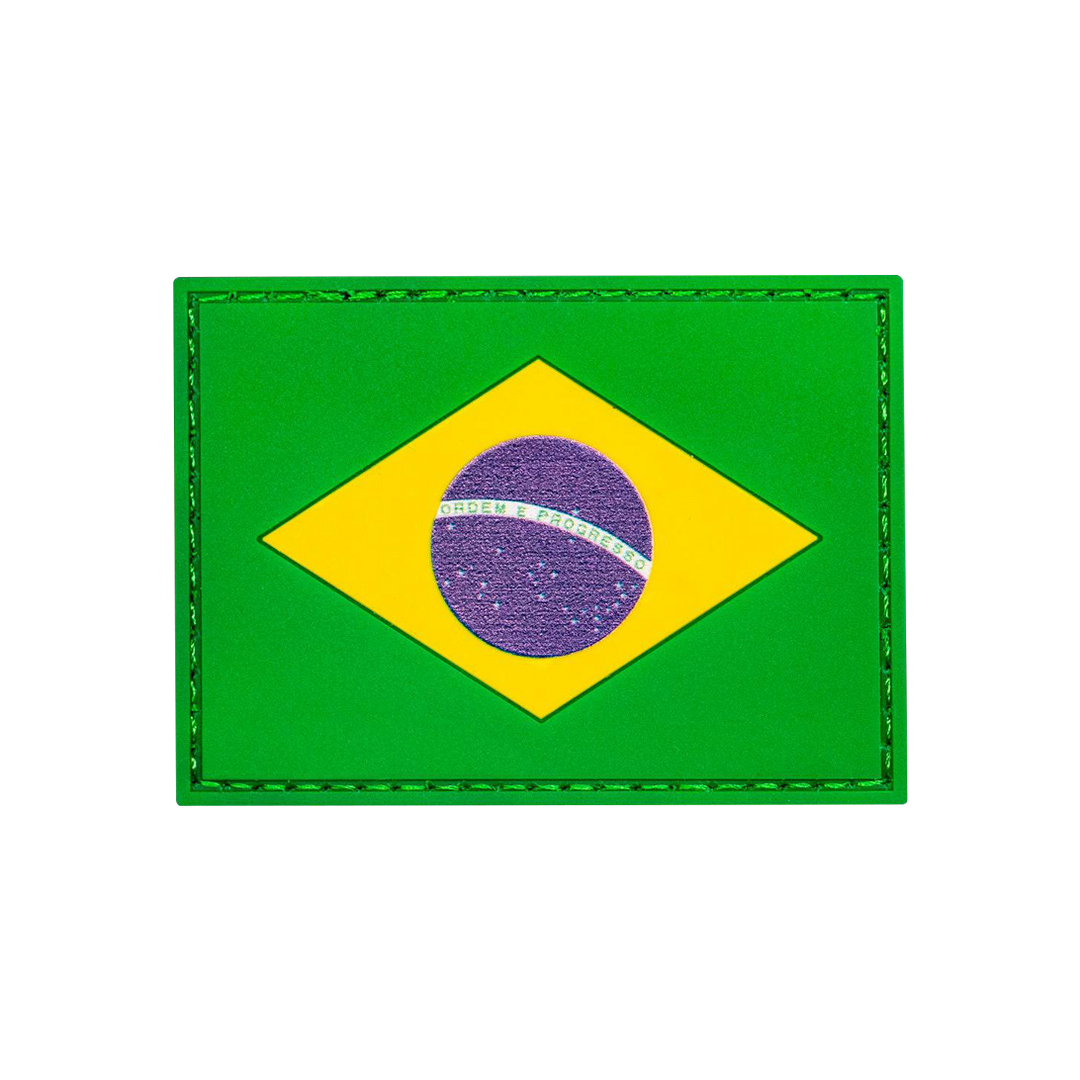 Brasil Flag Rubber Patch   - Doer Fitness