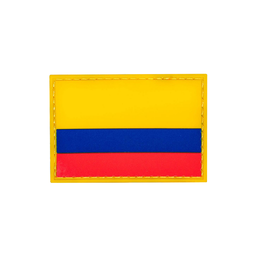 Colombia Flag Rubber Patch   - Doer Fitness