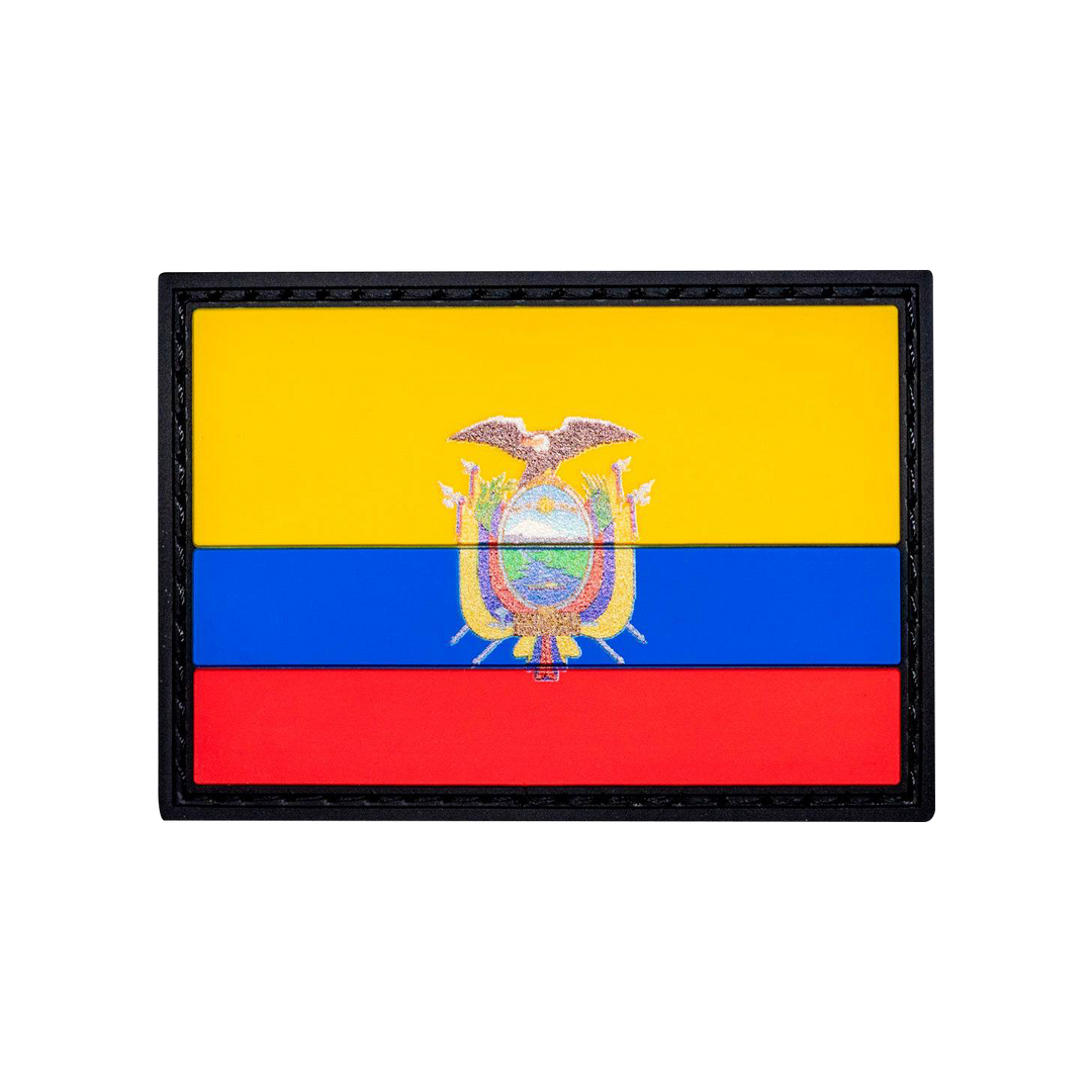 Ecuador Flag Rubber Patch   - Doer Fitness