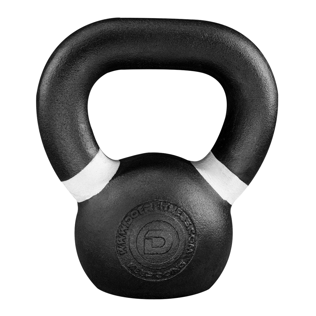 Black Kettlebell 04 kg / 9 lb  Kettlebells - Doer Fitness