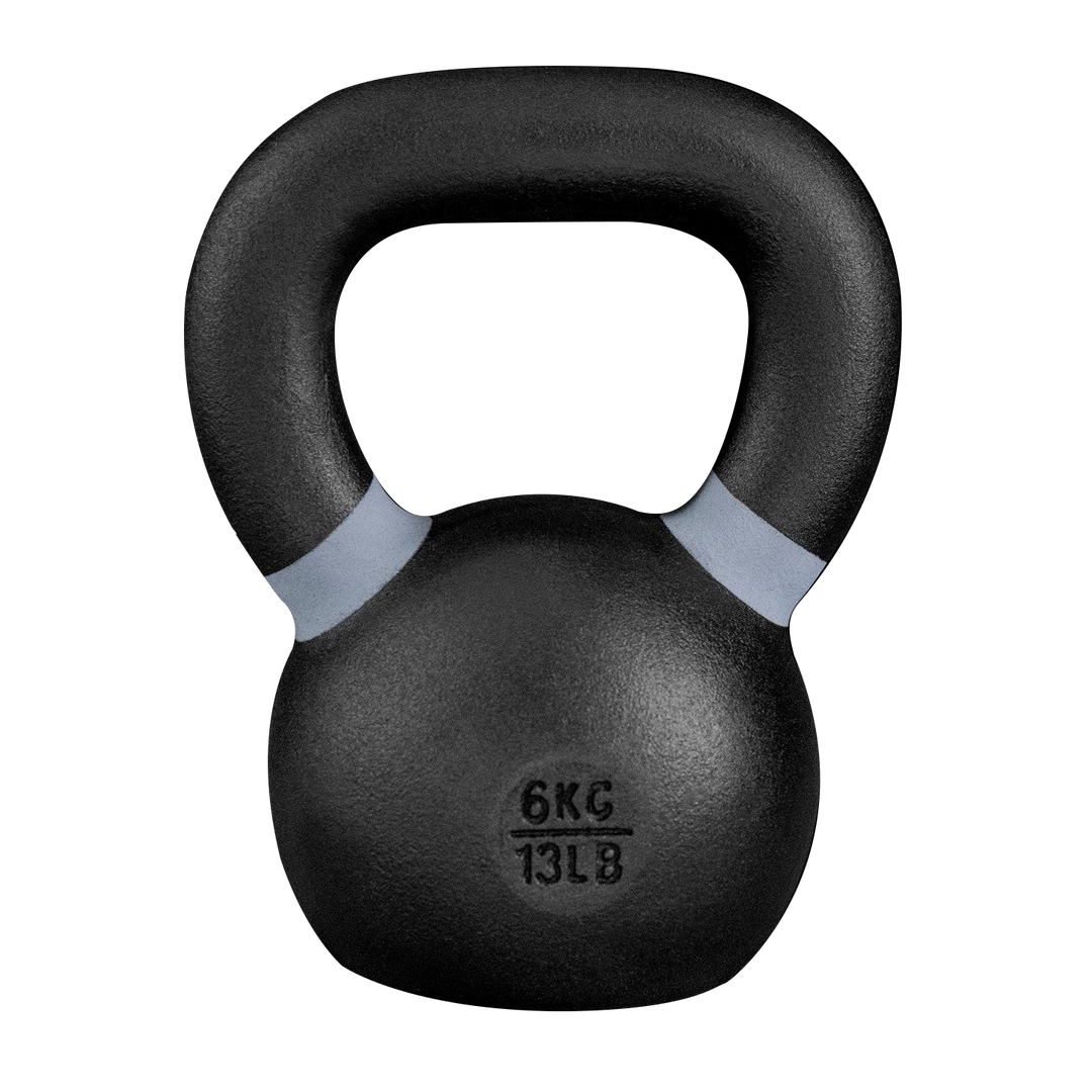 Black Kettlebell 06 kg / 13 lb  Kettlebells - Doer Fitness