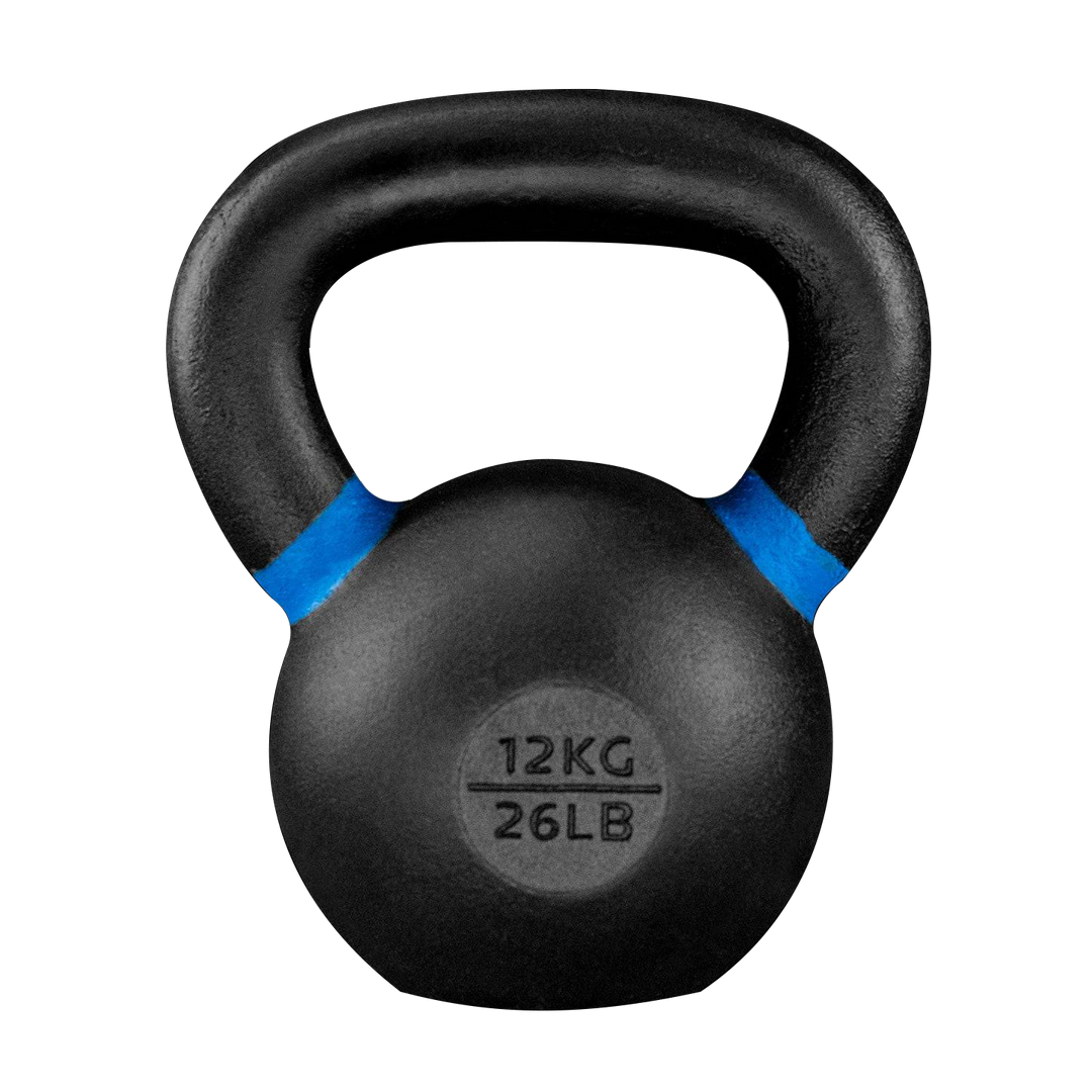 Black Kettlebell 12 kg / 26 lb  Kettlebells - Doer Fitness