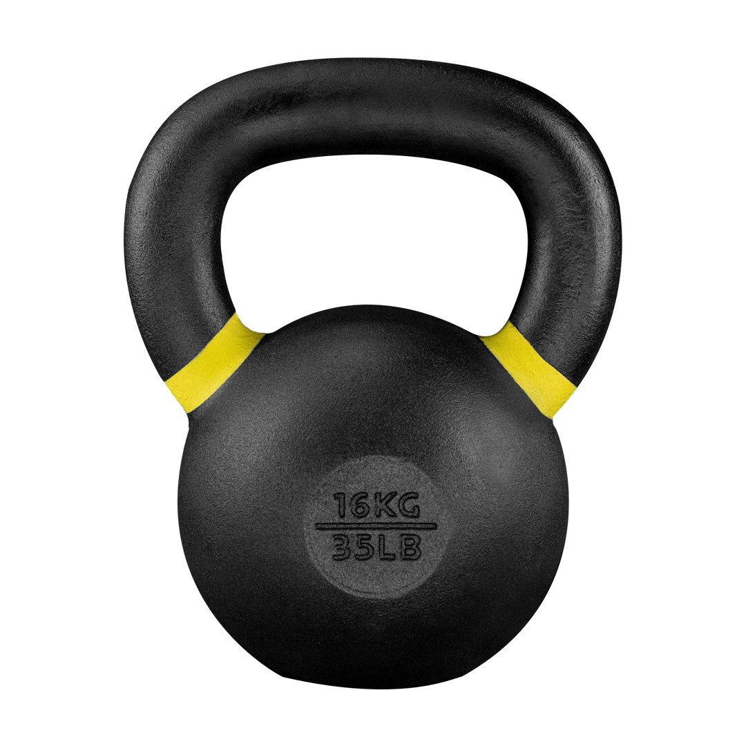 Black Kettlebell 16 kg / 35 lb  Kettlebells - Doer Fitness